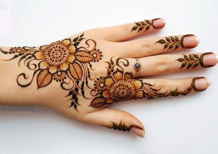 What is simple:zrgndj7ncki= mehendi design?